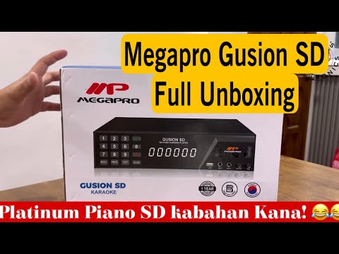Megapro Gusion SD Karaoke Player Full Unboxing And Testing