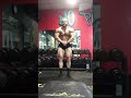 British Bodybuilder Drew Walker posing 14 weeks out at Total Rebuild gym Rotherham