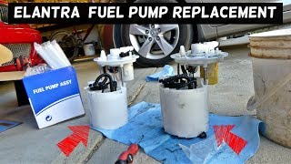 HOW TO REPLACE FUEL PUMP ON HYUNDAI ELANTRA 2011 2012 2013 2014 2015 2016