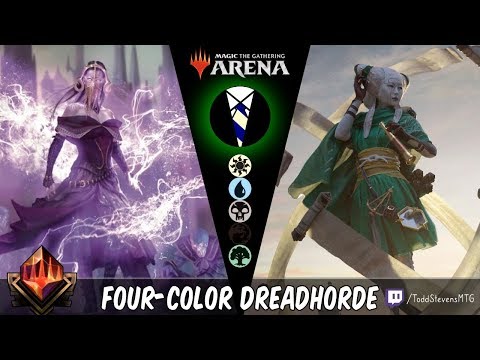 Mythic Ranked w/ Four-Color Dreadhorde! MTG Arena - Standard, 5/20/19