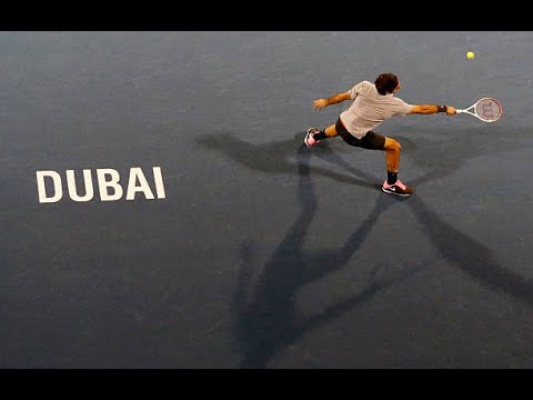 Roger Federer vs Nikolay Davydenko - Dubai 2013 Quarterfinal: Highlights