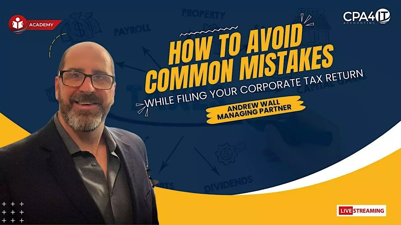 How To Avoid Common Mistakes While Filing Your Corporate Tax Return?