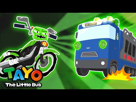 The Zombie Motorcycle has cursed the Rescue Truck!🧟 | RESCUE TAYO | Movie for Kids | Tayo Songs