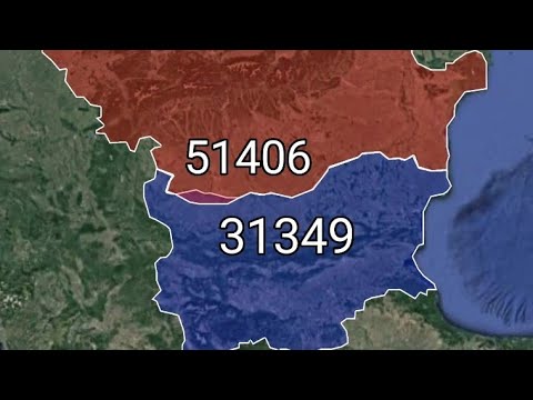 Romania vs Bulgaria using Google Earth