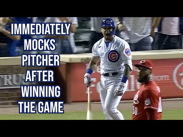 Javy Báez mocks Amir Garrett after hitting walk-off, a breakdown