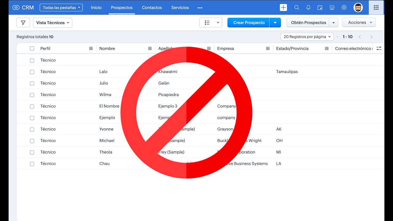 Cómo bloquear registros en Zoho CRM