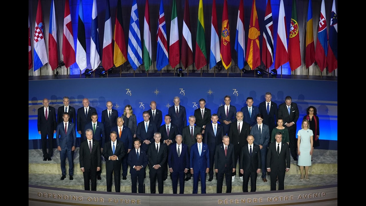 NATO formally declares that Ukraine is on an “irreversible” path to membership in the Western mil...