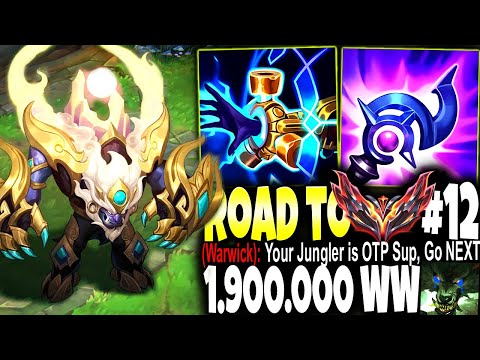 The unexpected Full AP Pen Malphite Top Carry and the Master Elo 1.900.000 Mastery Warwick 👀👀👀