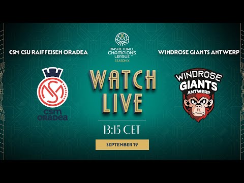 CSM CSU Raiffeisen Oradea v Windrose Giants Antwerp | Full Basketball Game | BCL 2025-26