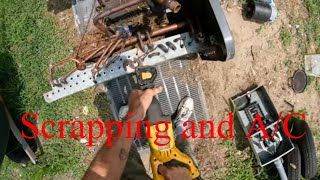 Scrapping a 2 Ton ac Unit For Copper