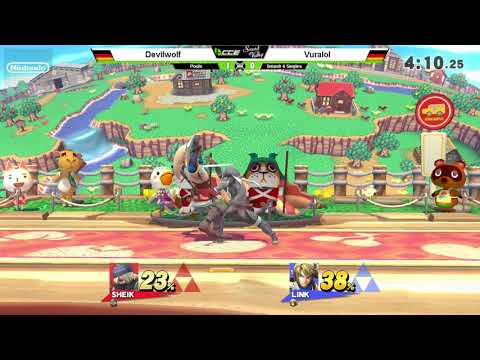 CCExSV - Vuralol (Link) Vs. Devilwolf (Sheik) - Pools - Smash 4 Singles
