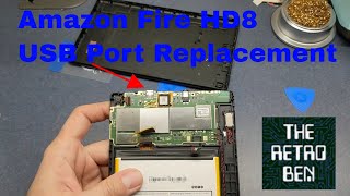 Amazon Fire HD 8 Tablet 8th Gen Usb port Fix replacement