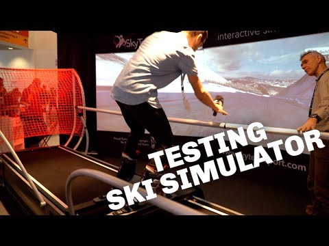 We try the Skytech Ski Simulator (and kind of fail...)