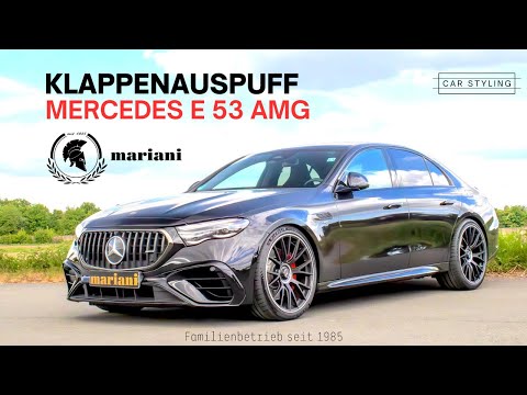 Mercedes E 53 AMG Hybrid W214 Klappenauspuff Tuning I Sound Stufe 2 von mariani ® Car-Styling