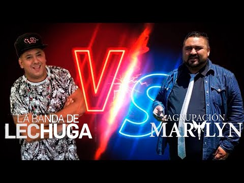 AGRUPACION MARILYN vs LA BANDA DE LECHUGA | Enganchados Cumbia Testimonial SOLO EXITOS con Letra