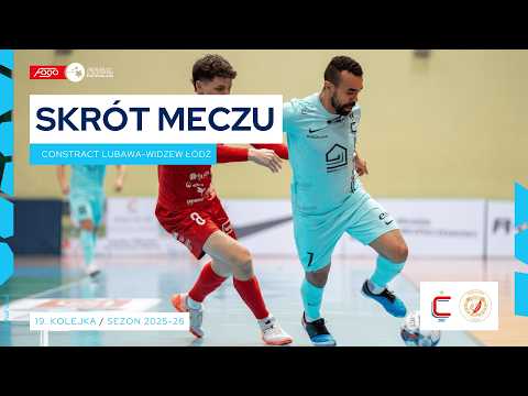 Constract Lubawa - Widzew Łódź 8:2 SKRÓT 19. kolejka (2025/26)