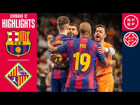 Resumen #PrimeraDivisiónFS | Barça 2-0 Illes Balears Palma Futsal | Jornada 12