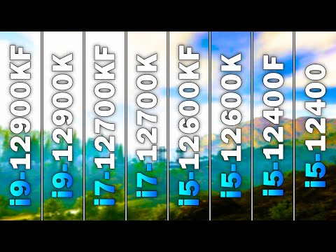 i9 12900KF vs 12900K vs i7 12700KF vs 12700K vs i5 12600KF vs 12600K vs i5 12400F vs 12400F