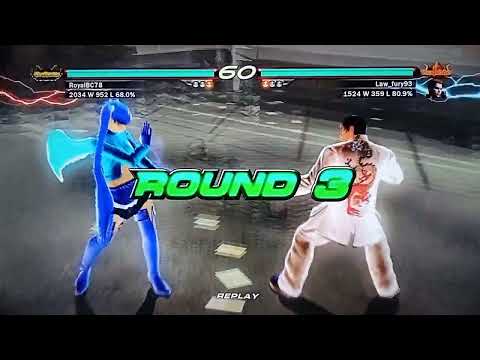 Tekken 6 PS3 PSN Online ranked match (Lili) vs (Law)