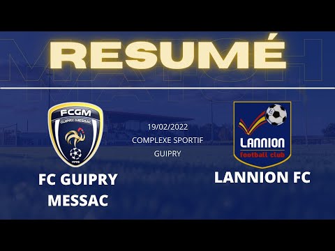 [J12|N3] : FC GUIPRY-MESSAC 1-2 LANNION FC