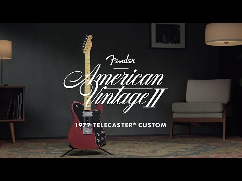 Fender Limited Edition American Vintage II 1977 Telecaster Custom - Black w/ Hardshell Case image 8
