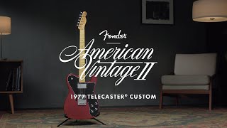 Fender American Vintage II 1977 Telecaster Custom - OWT Video