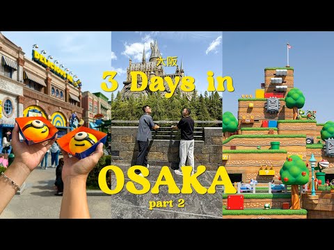 3 days in Osaka 🇯🇵 日本大阪 (universal studios, best takoyaki, shopping haul) | part 2 | japan trip