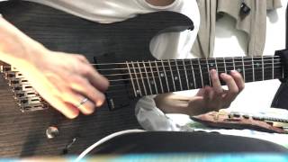 Polyphia Sweet Tea -Guitar solo cover- (Aaron Marshall ver.)