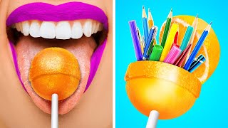 USEFUL LIFE HACKS YOU SHOULD TRY ||DIY Smart Tricks! Awesome School Crafts Ideas By 123GO! Genius