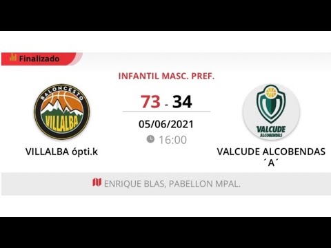 Infantil masc B VILLALBA OPTI.K - VALCUDE ALCOBENDAS