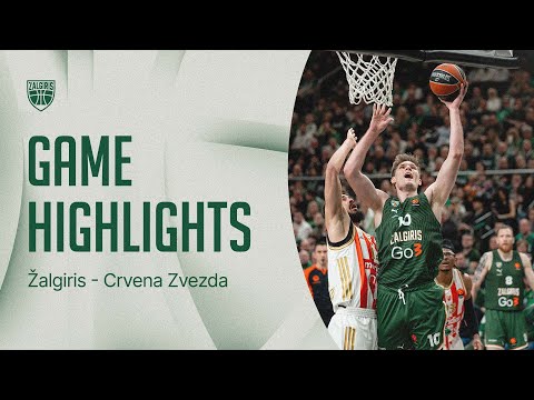 Žalgiris - Crvena Zvezda | Game Highlights | 2026.01.09
