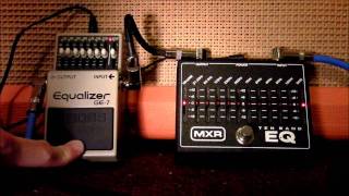 Video thumbnail for Boss GE-7 vs MXR M-108 EQ shootout by noodohs