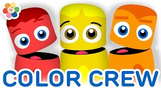 Color Collection 10: Red, Yellow, Orange | Color Learning Videos for Kids | Color Crew | BabyFirst
