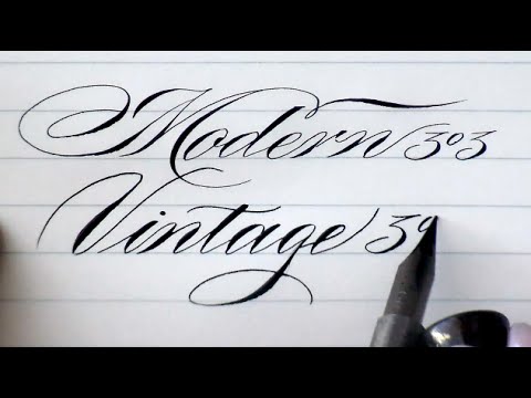 Comparing a Vintage and Modern Gillott 303