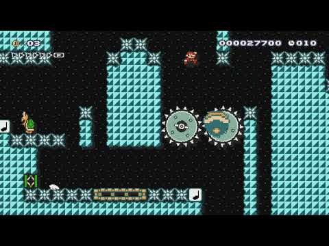 Acrobatic Cavern • Hold Y+B+→ by Dynasteel♪ - SUPER MARIO MAKER - NO COMMENTARY 1bi