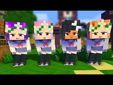 POI POI YAY! ARIGATO SCHOOL GIRL AND BOY APHMAU FRIENDS - MINECRAFT ANIMATION #shorts