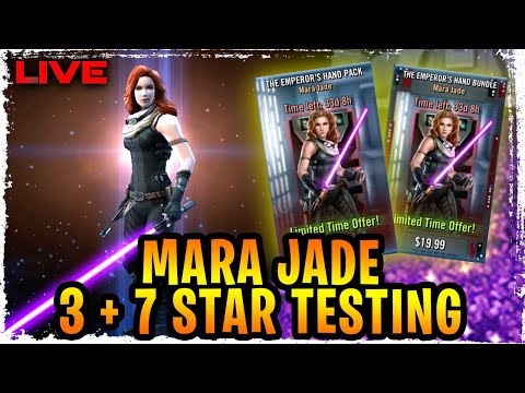 Mara Jade 7 Star Pack Opening + 3 AND 7 Star Testing LIVE - Emperor Palpatine Somehow Returns?