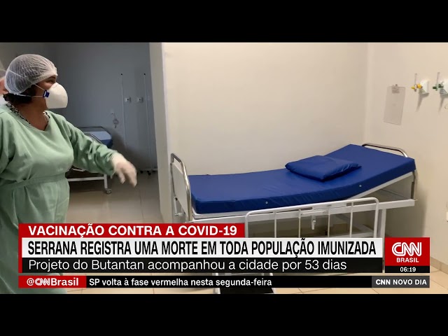 Serrana registrou uma morte em toda população imunizada na vacinação em massa