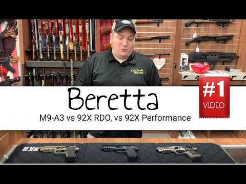 The Beretta M9-A3 vs 92X vs 92X Performance
