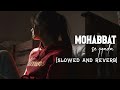 Mohabbat Se Jyada Slowed And Reverb Song