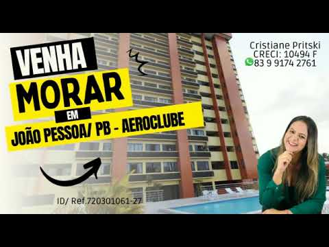 Apartamento com 2 quarto, sendo 1 suíte, semi-mobiliado à venda, João Pessoa/PB Ref.720301061-27