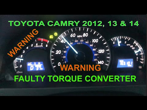 TOYOTA Camry TRANSMISSION PROBLEM SHUDDER BAD FAULTY TORQUE CONVERTER, WILL LUCAS FLUID WORK?