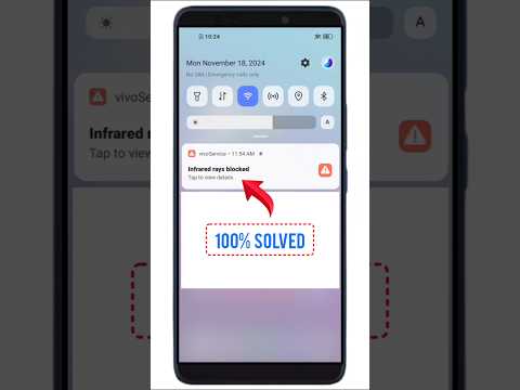 Infrared Rays Blocked In Vivo Problem Solved | Vivo Service Infrared Rays Blocked #shorts