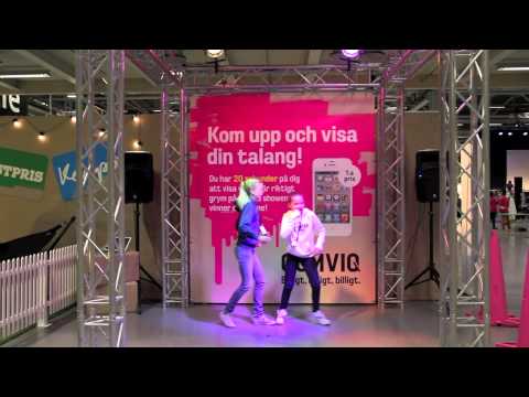 Mikaela med vän, 13år.