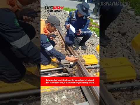 Jalur KA  Lawang-Malang-Wlingi Dicek Total, Dinyatakan Aman!