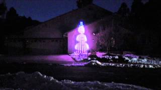 Blurred Lines - Cosmic Color Ribbons - Flagstaff Christmas Lights CCR mega Tree