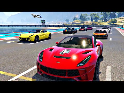 96.175% Players Cannot Complete This Mega Ramp Race in Time in GTA 5!