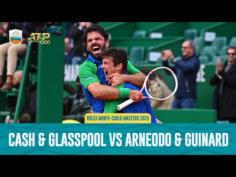 Cash & Glasspool vs Arneodo & Guinard | Rolex Monte-Carlo Masters 2025 Doubles Final Highlights