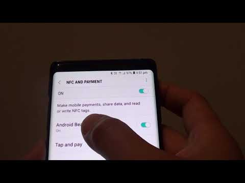 Samsung Galaxy Note 8: How to Enable / Disable NFC and Payment