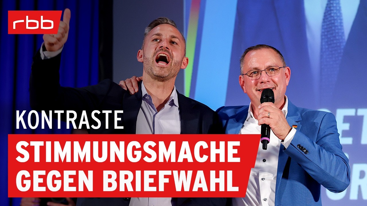 Wie die AfD Zweifel an der Briefwahl schürt | Politikmagazin | Kontraste
